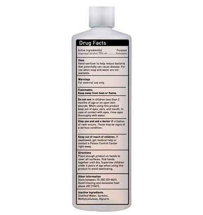 Back Panel (Chromaflo Handsanitzercomp  16oz Bottle Chromasafe(plus) 6 15 2020 Back)